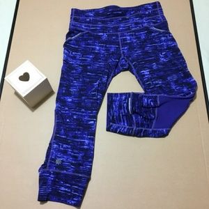 Athleta Crop Leggings - Blue